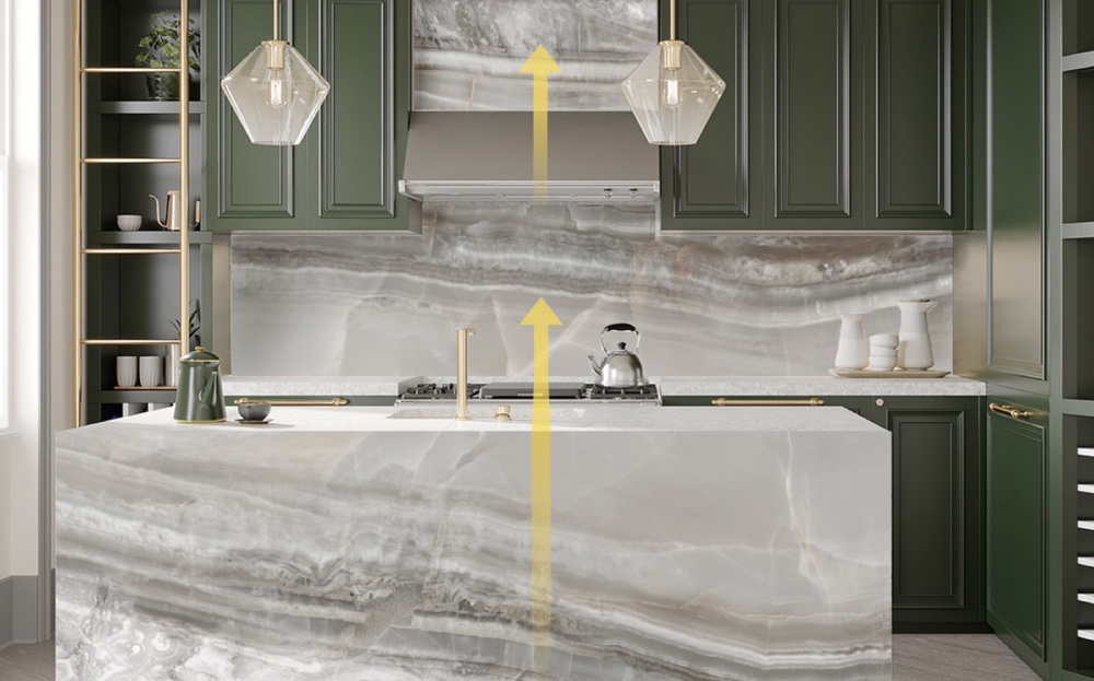 kitchen setting Long Beach bioquartz